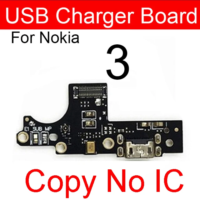 Фото USB-разъем для зарядного устройства для Nokia 3.1 5.1 6.1 7 7.1 8.1 Plus 3 5 6 8 8.1 X3 X5 X6 X7 X71 2017 USB-плата для зарядки Connectot Parts №2