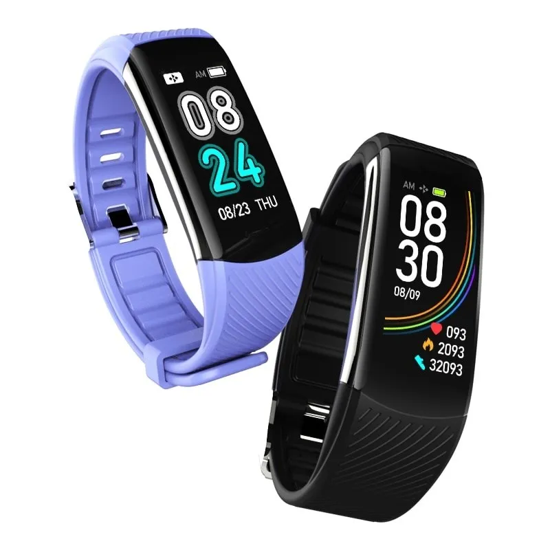 

Smart Watch 0.96inch Fashion Fitness Tracker Activity Heart Rate Sleep Health Sports Bracelet Band Watches for Men Women 2023