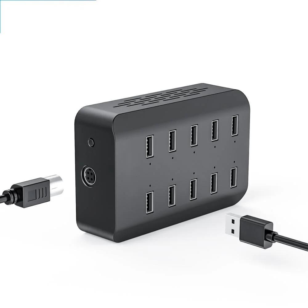 

Зарядное устройство с 10 USB-портами, 2022 А, 5 В, 120 Вт