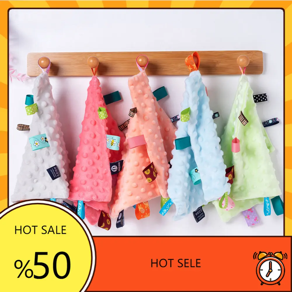 

Baby Soothing Towel Soft Beans Cotton Teether Infants Comfort Sleeping Nursing Cuddling Blanket Toys Appease Towel Baby Toy