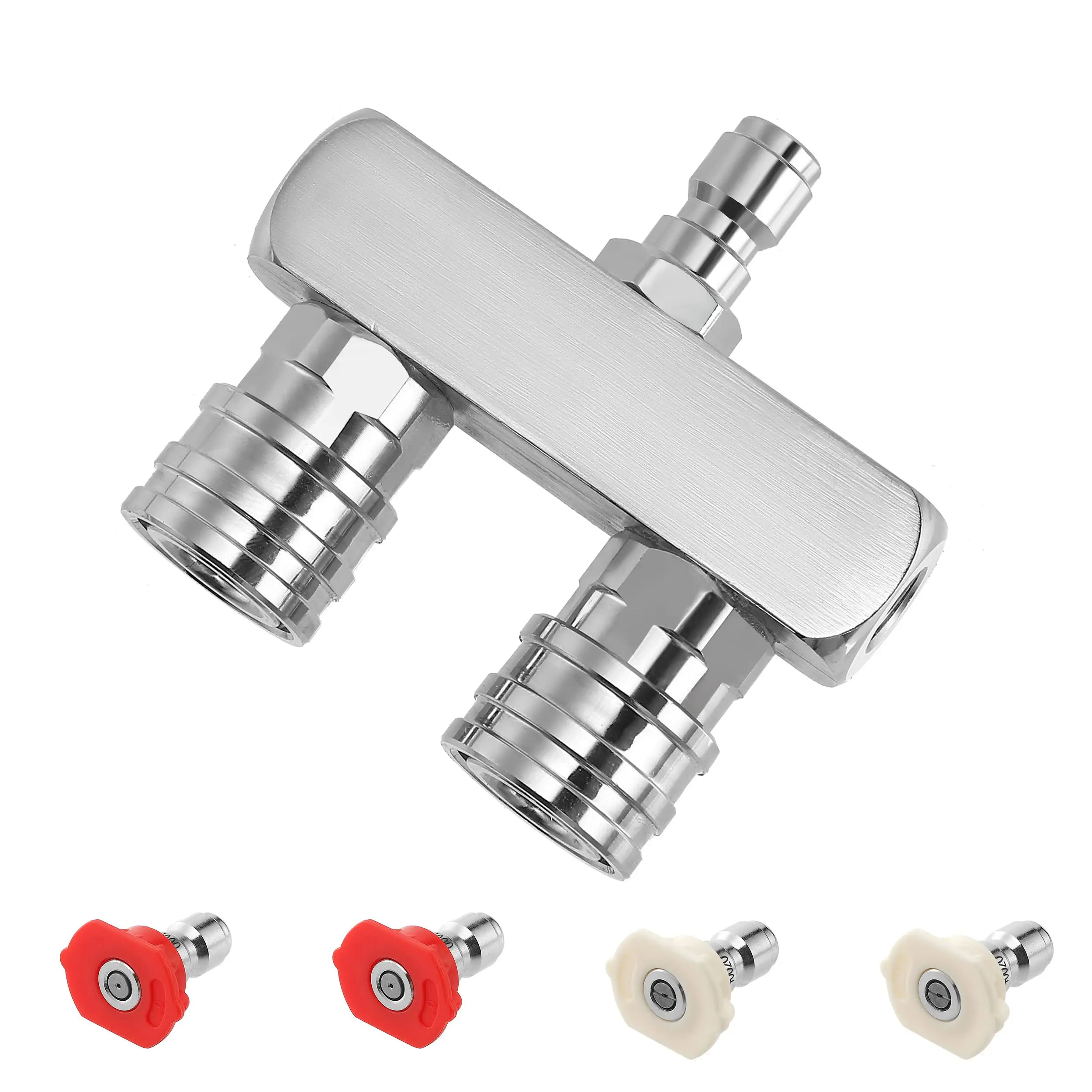 Разъем для мойки высокого давления насадка электрической 2 в 1 двойное сопло с 4