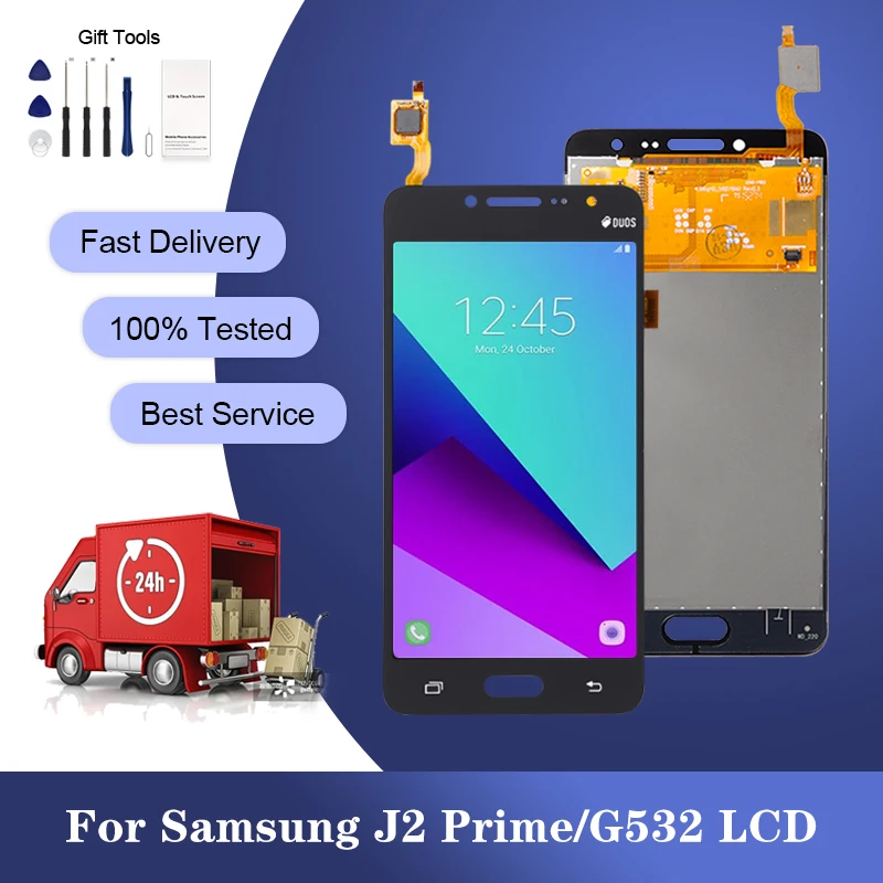 

J2 Prime Display For Samsung Galaxy G532 Lcd G532F G532G Touch Screen Digitizer Assembly Replacement With Tools Wholesale