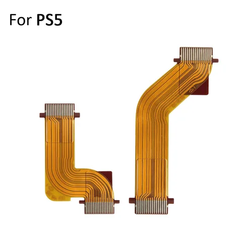 Контроллер Dualsense, левый и правый R1 R2 L1 L2, двигатель для подключения гибкого кабеля, ручка, кнопка, сенсорная лента для Sony Playstation 5 PS5