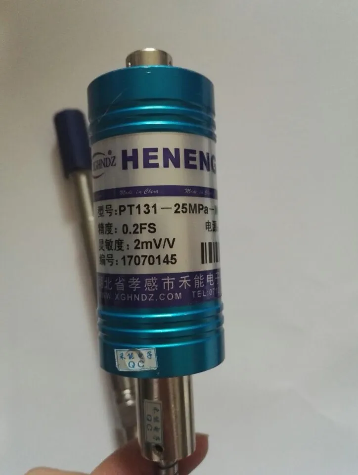 

Heneng double measuring type high temperature melt pressure sensor PT131-25MPA-M14