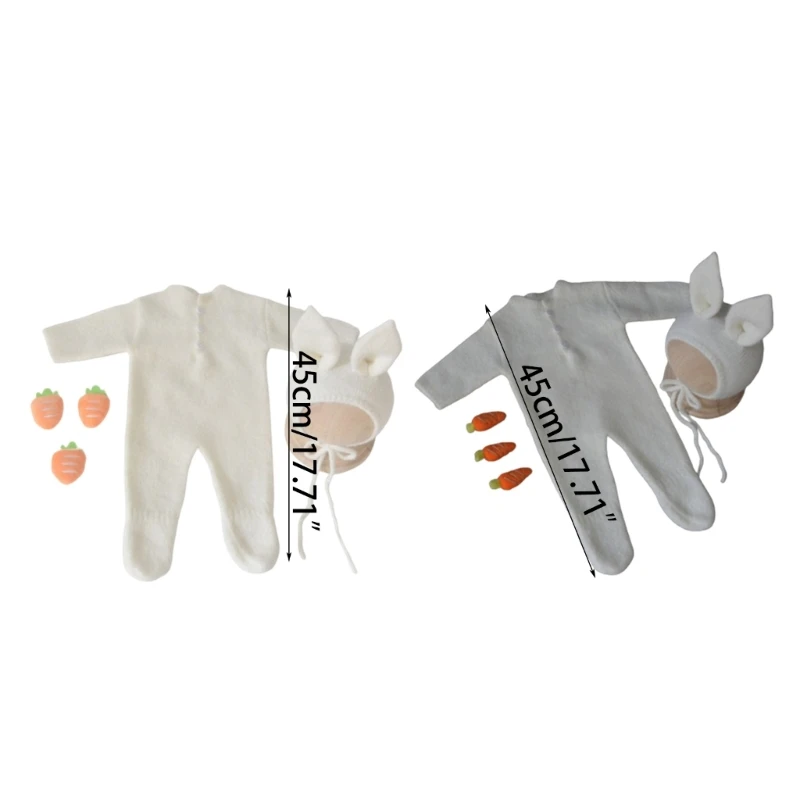 Милый реквизит для фотосессии новорожденных наряд маленьких мальчиков и девочек