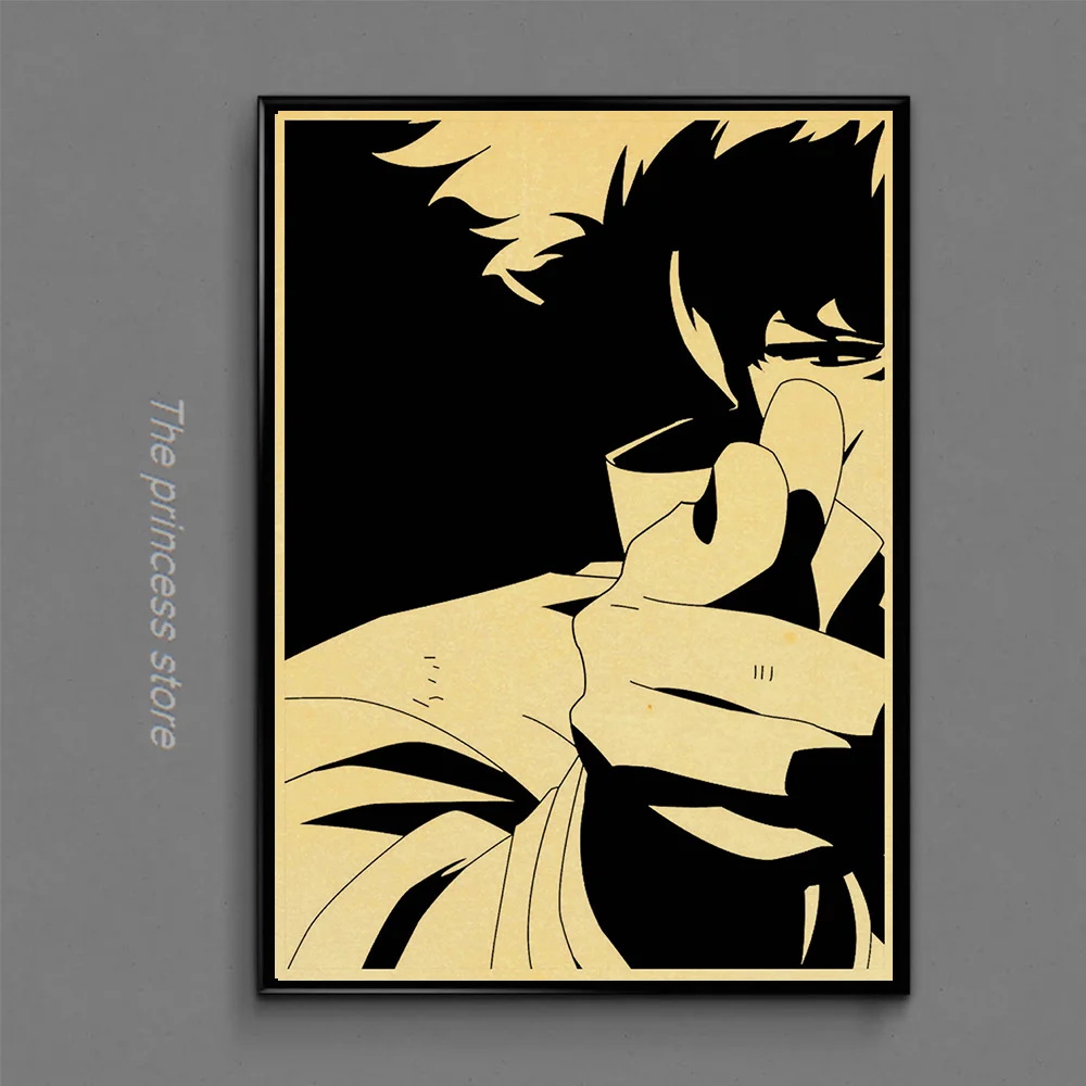 Новый Винтажный ковбойский постер Bebop постеры из японского аниме с принтом