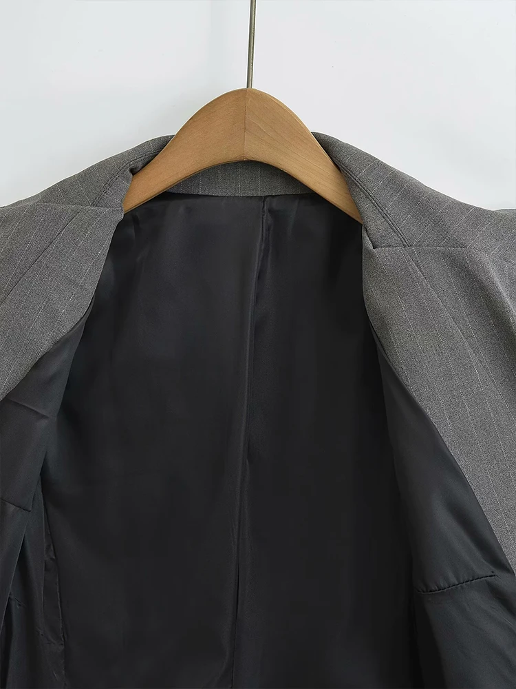 Осень-зима 2024 новый темпераментный двубортный короткий повседневный