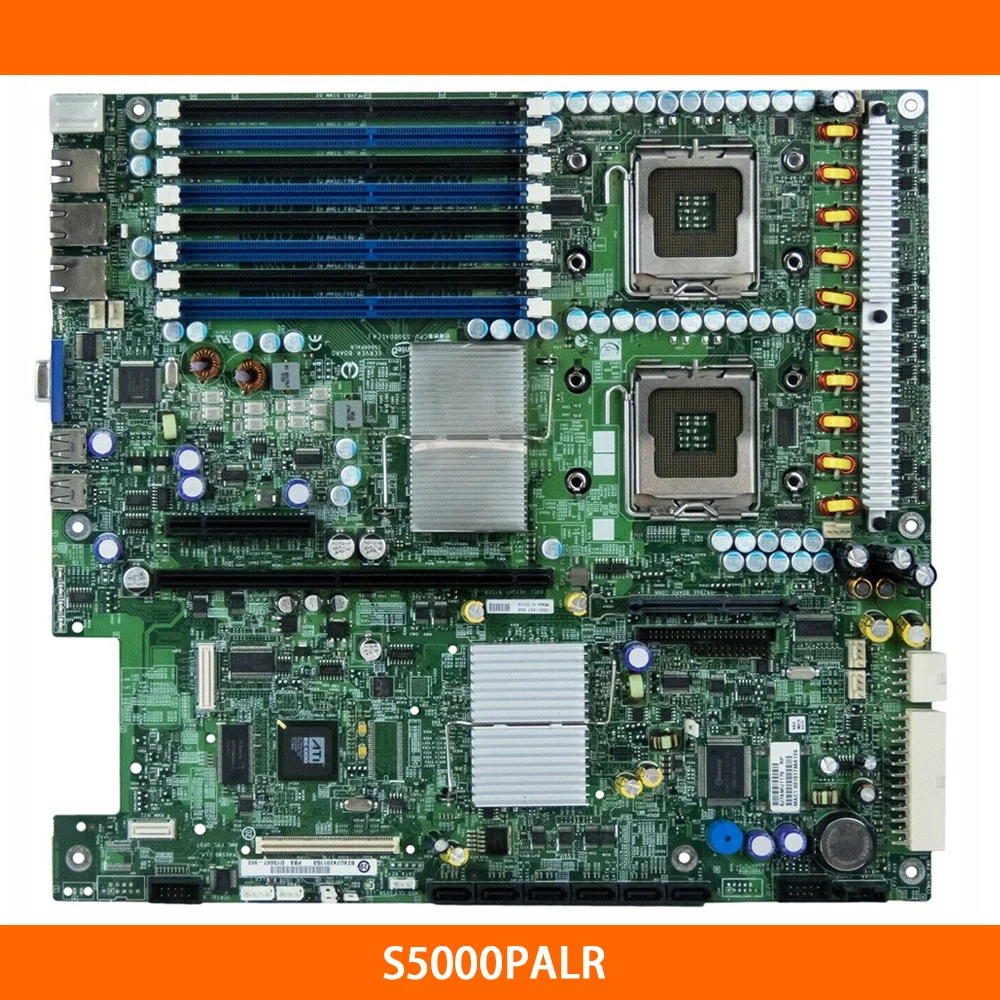 

Server Motherboard For Intel S5000PALR 711 DDR2 SATA Mainboard Fully Tested