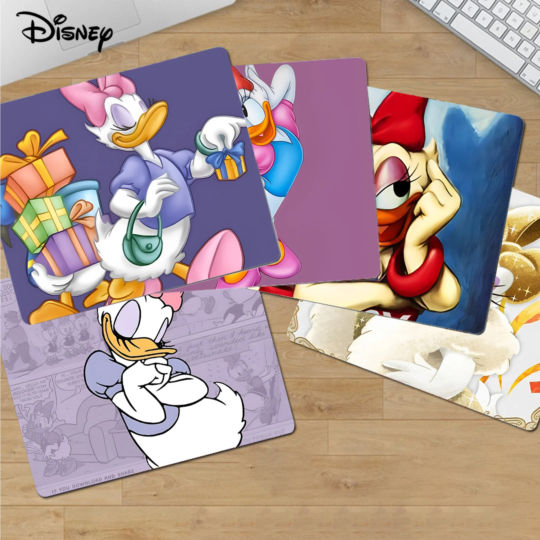 

Disney Daisy Mousepad 20x25cm Desktop Desk Mat Kawaii Gaming Accessories Students Writing Pad Deskpad Home Decor