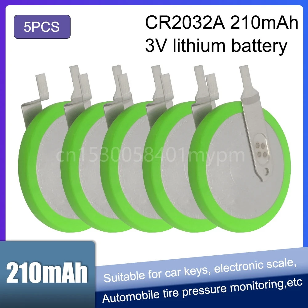

5 шт., Литиевые Батарейки Panasonic 3 в CR2032A CR2032A/FCN