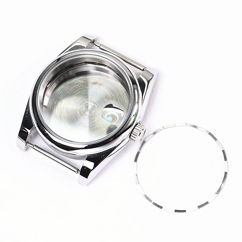 

36mm expendable constant motion stainless steel airtight bottom case suitable for NH35NH36 movement steel case watch accessories