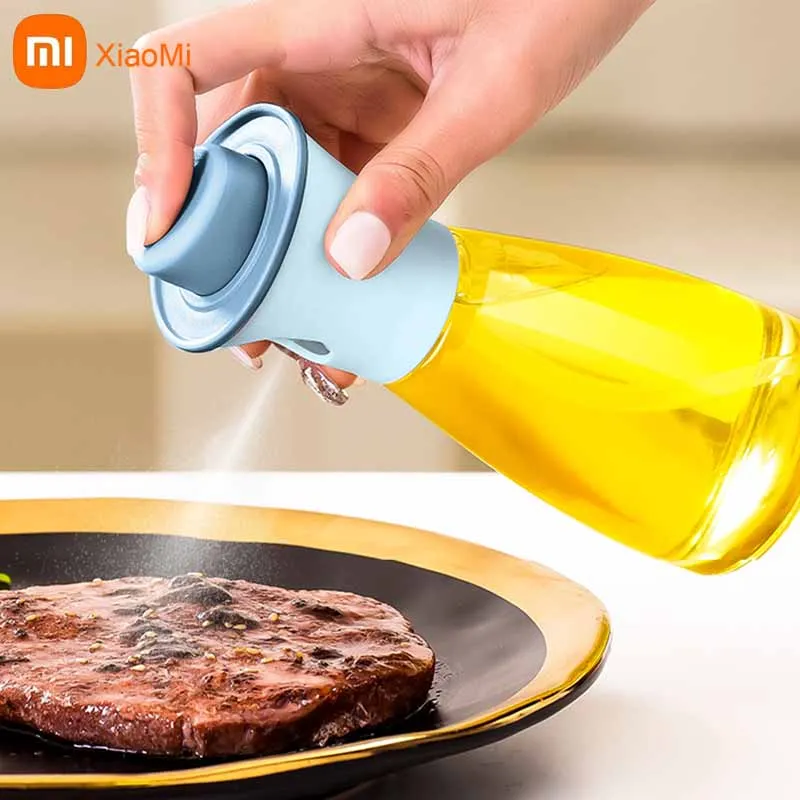 

Xiaomi Mijia Kitchen Set Oil Pot Household Olive Oil Glass Storage Jar Artifact Edible Oil Spray Bottle Storage Jar Glass Oiler