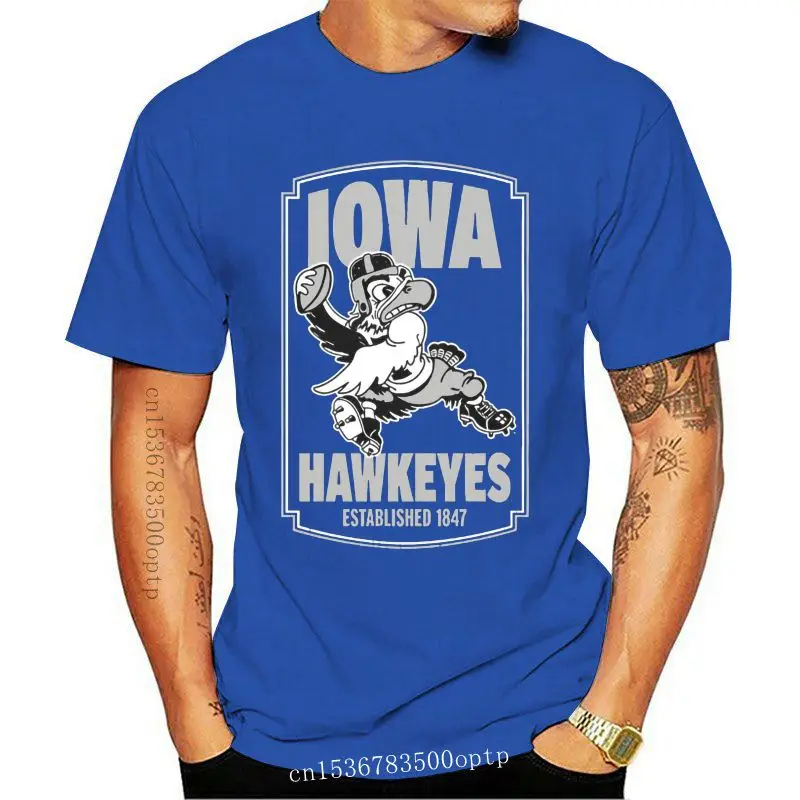 

Camisetas de moda para hombre, camisa masculina con estampado de los Hawkeyes del equipo de fútbol de la serie, 2021