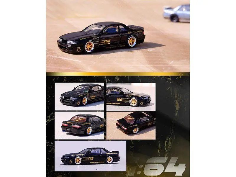 

Silvia S13 V1 - PANDEM Rocket Bunny - Black - INNO 1:64 DieCast Model Car Collection Limited Edition