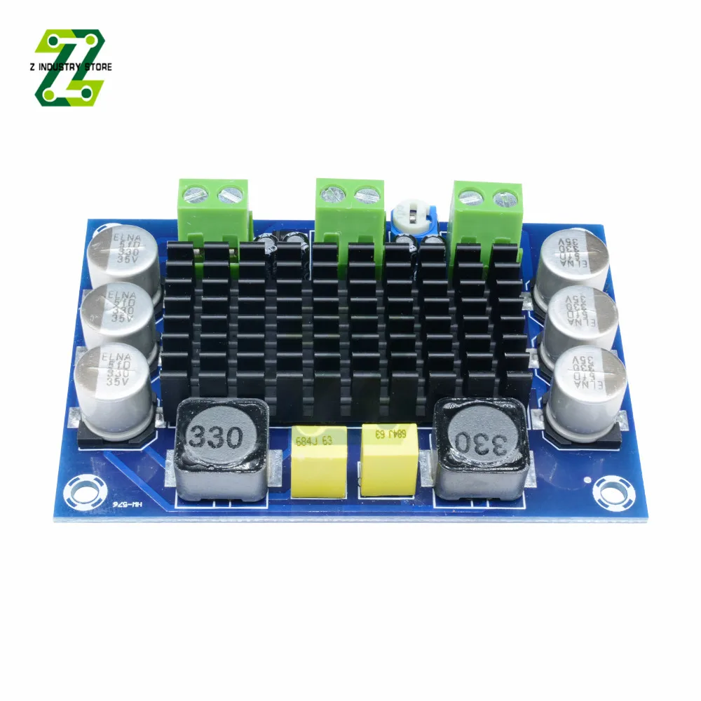 100 Вт TPA3116D2 одноканальная стерео цифровая плата усилителя мощности высокой -