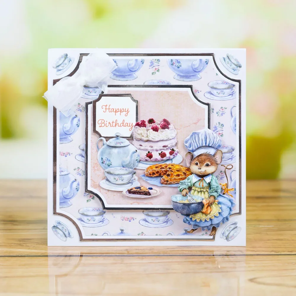 Мышь торт мыши чтобы встретил вас ткани День рождения Микки металлические штампы