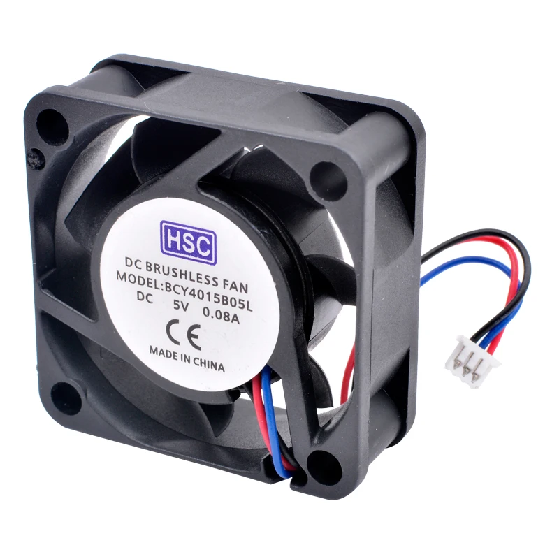 BCY4015B05L новый вентилятор 4 см 40 мм 40x40x15 DC5V 0.08A 3-линейный бесшумный охлаждающий с