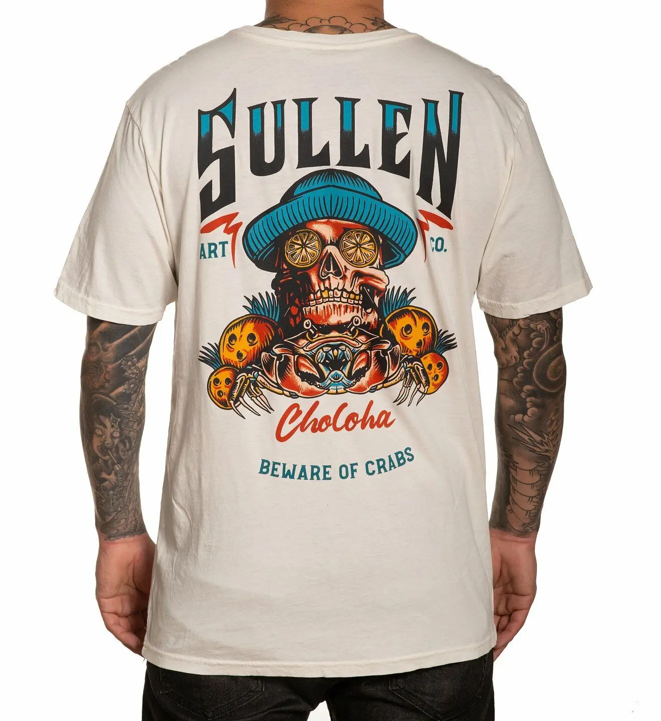 Футболка Sullen Crabs Choloha Skull Coconuts Summer Tattoos Art Tropical SCM3299