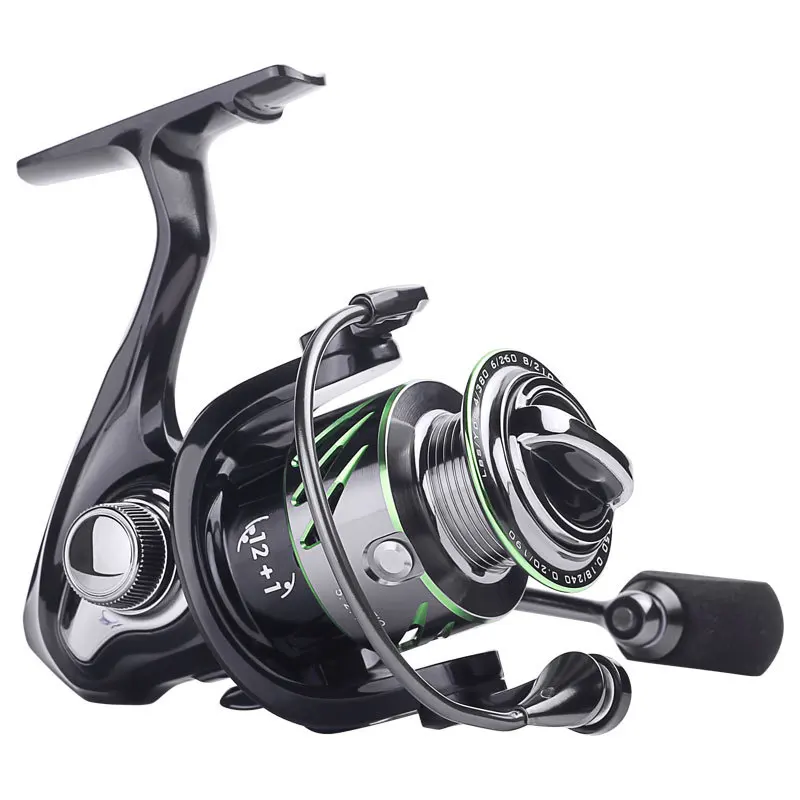 

9+1 Axis Double Bearing CNC Alloy Metal Fishing Wheel Spinning Wheel Lure Wheel Raft Throwing Rod Sea Rod Fishing Line Wheel