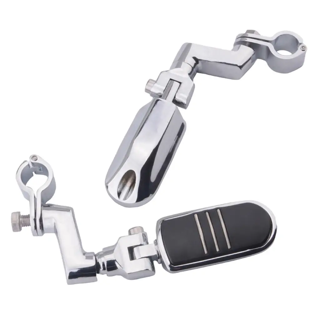 

Motorcycle CNC Foot Pegs/ Footrest - Universal Folding Rear Foot Pedal for