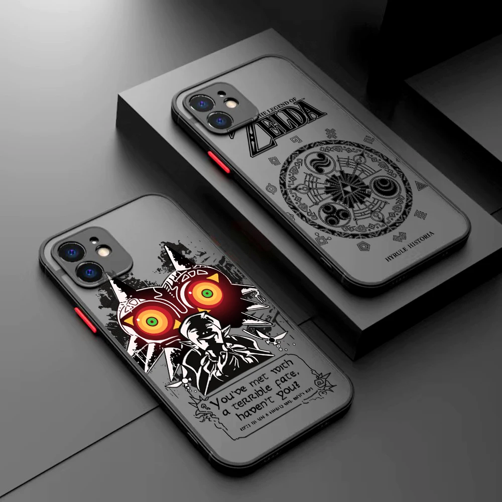 Hot Phone Case for Samsung Galaxy S25 S24 S23 S22 S21 S20 S10 S9 Ultra Plus 5G Note 20 10 Pro Matte Hard Z-Zeldas Cover