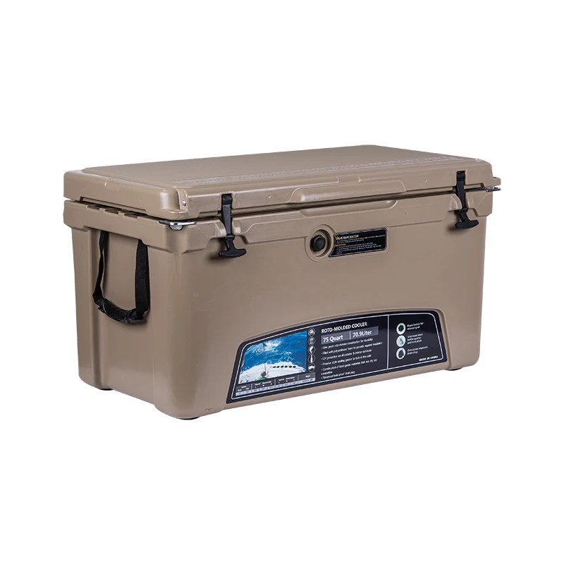 

Shipping from US camp hard plastic lldpe cooler box 75QT cooler box with tap