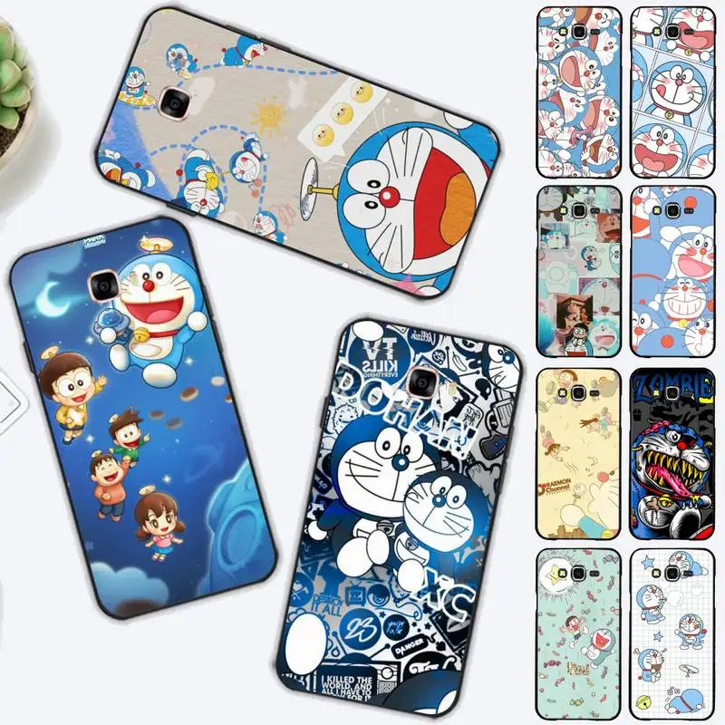 

Bandai Cartoon Doraemon Phone Case for Samsung J 2 3 4 5 6 7 8 prime plus 2018 2017 2016 core
