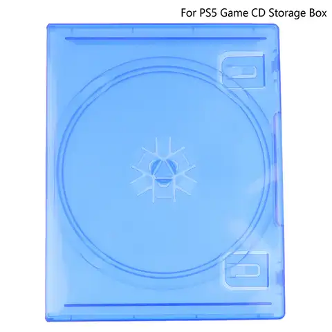 Защитная коробка для CD-игр, совместимая с Ps5/Ps4, держатель для игровых дисков, коробка для хранения CD DVD дисков, крышка, Прямая поставка