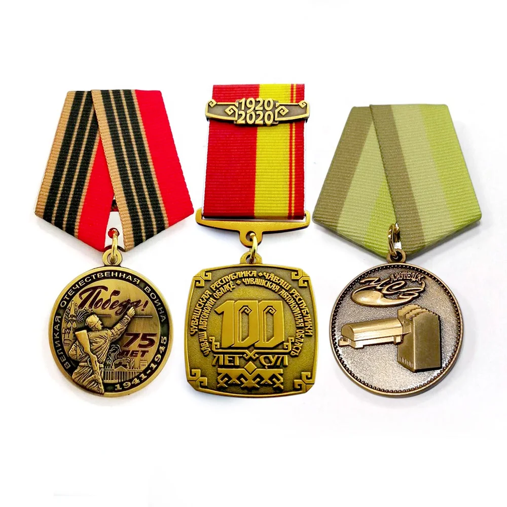 Военная медаль брошь в стиле милитари медаль Honor лента обратно с защитной булавкой дешевая награжденная медаль Honor военная медаль