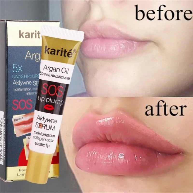 

Instant Volumising Lips Serum Plumper Repairing Reduce Lip Fine Line Mask Long Lasting Moisturize Care Lip Plump Gloss Serum Oil