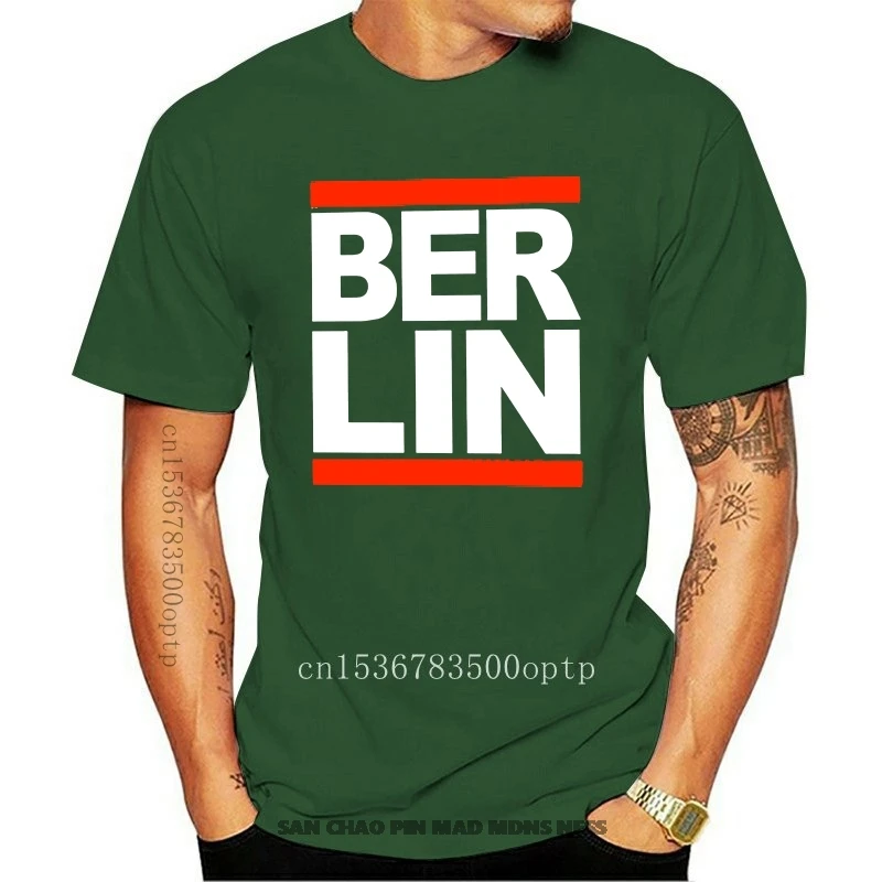 

Run Berlin T-Shirt Hauptstadt Deutschland Flughafen Fun DMC Hip Hop