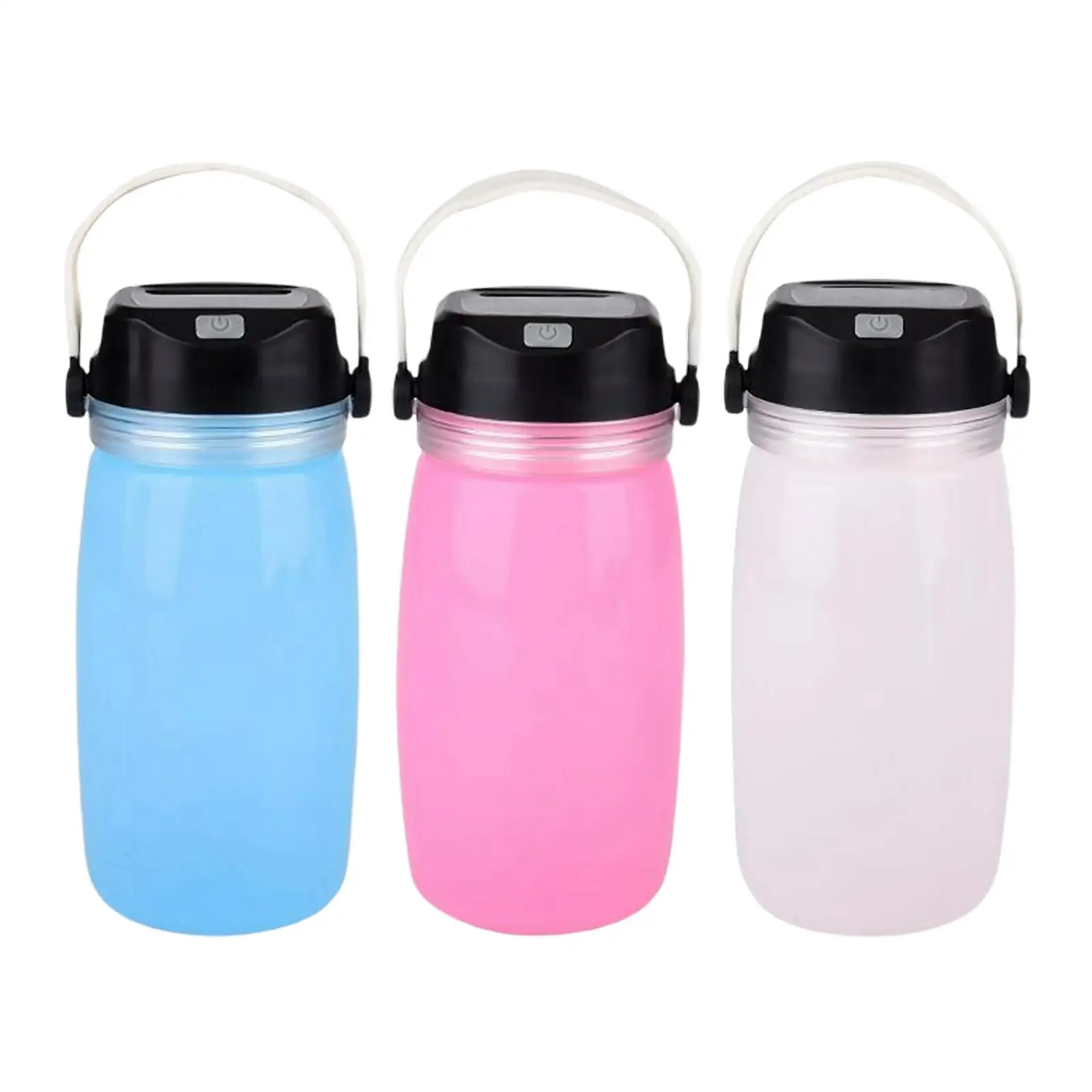 

Water Bottle for Outdoor Camping -The-Dark Foldable Solar Charging Water Bottle