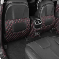 for hyundai santa fe 2022 2019 2020 2021 car rear seat anti kick pad cover back armrest protection b pillar mat car accessories