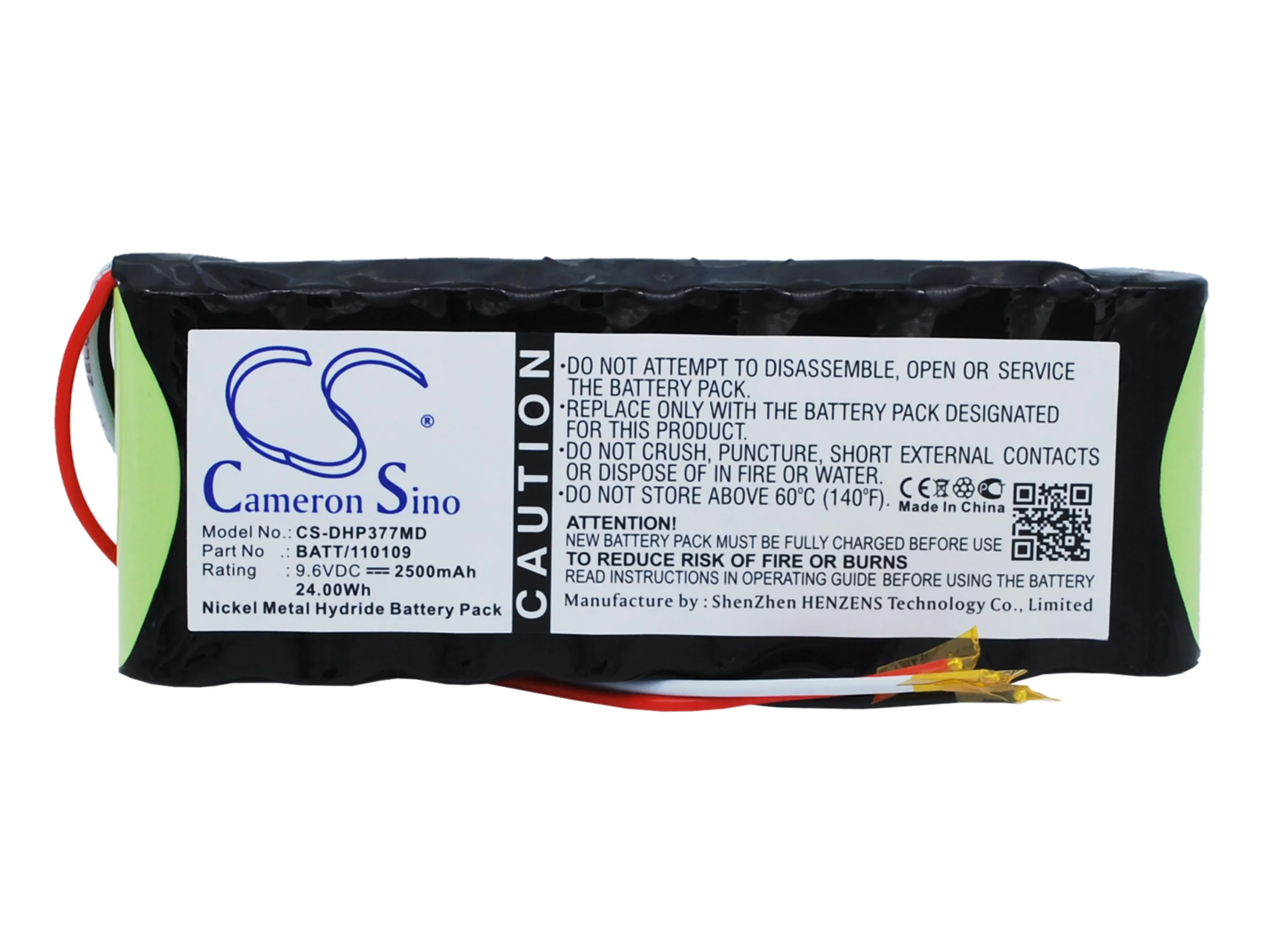 Фото Аккумулятор CS 2500 мАч для Datex Ohmeda 120109 BATT/110109, Пульсоксиметр Biox 3770, Пульсоксиметр Biox 3775 №2