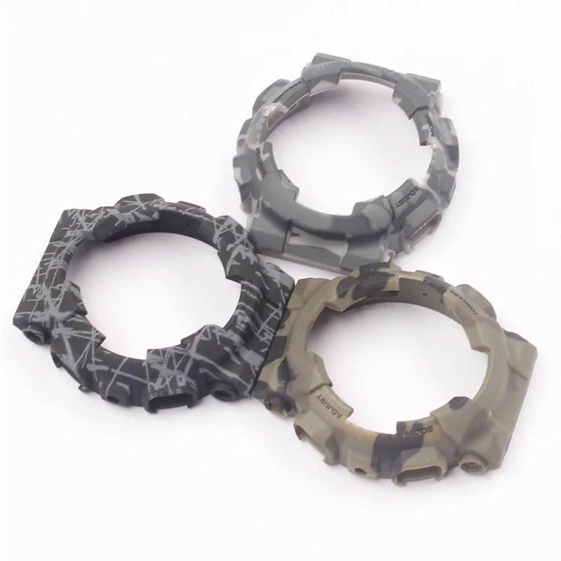 Watch accessories for Casio GSHOCK GLS GD GA110 GA100 GD120 camouflage silicone strap case