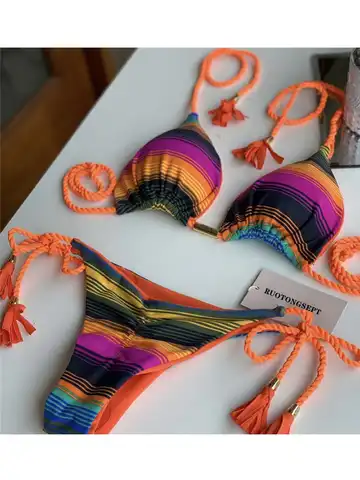 Bikini 2022 Sexy Women Swimsuit Brazilian Bikini Set Thong Female Swimwear Bathing Swimming Suit Beachwear