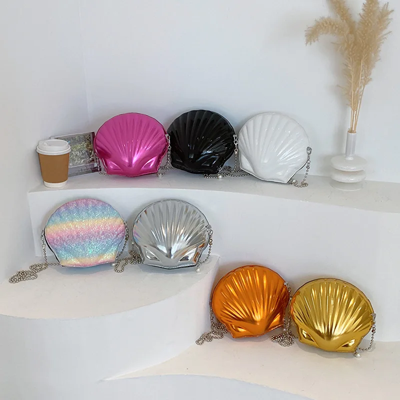 Trend Chain Crossbody Female 2023 Niche Western Style Shell Mobile Phone Net Red Fashion Shoulder Bag