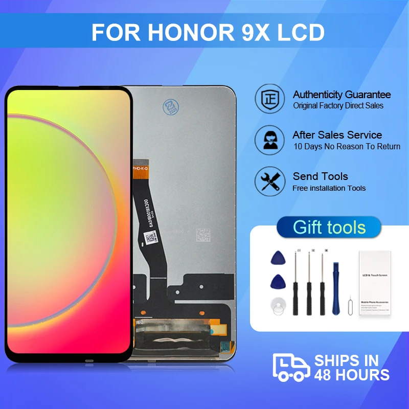 

6.59 Inch For Huawei Honor 9X Lcd Touch Digitizer Assembly For Honor 9x Premium Display Screen Free Ship With Tools Brand New