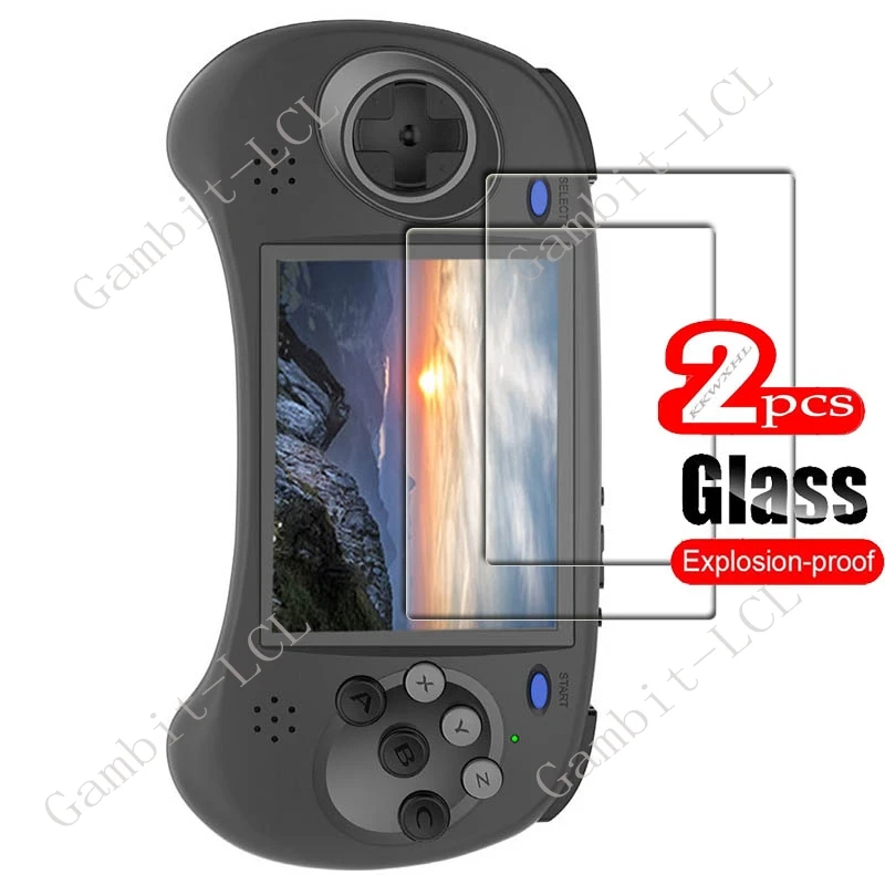 2 шт. защитное закаленное стекло для игровых игр 4 дюйма