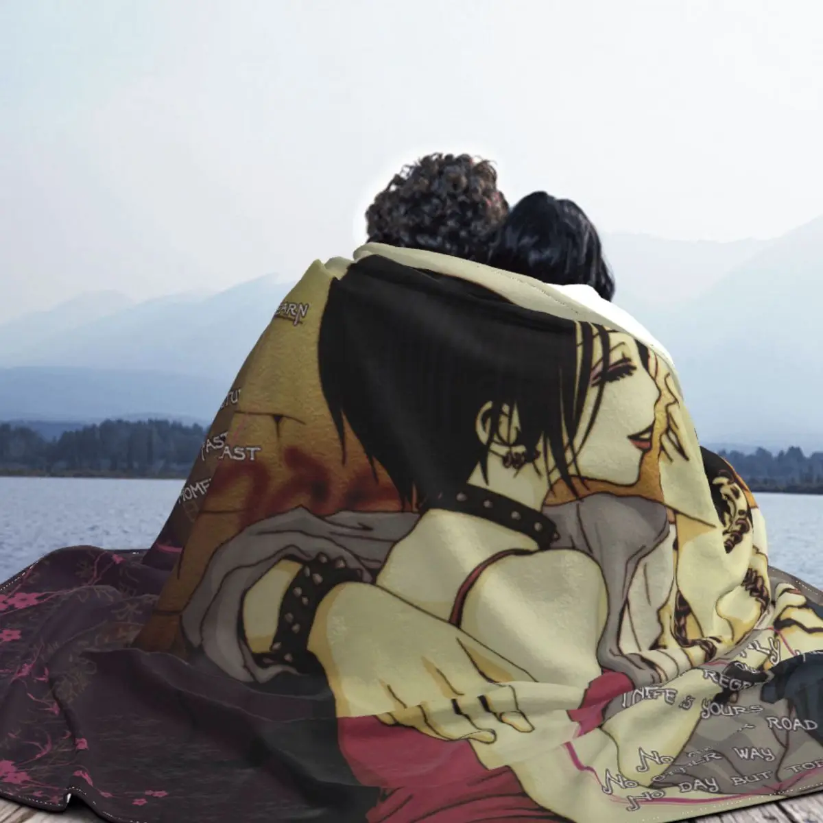 Одеяло Nana бархатное весенне-осеннее клетчатое одеяло Ai Yazawa японское аниме