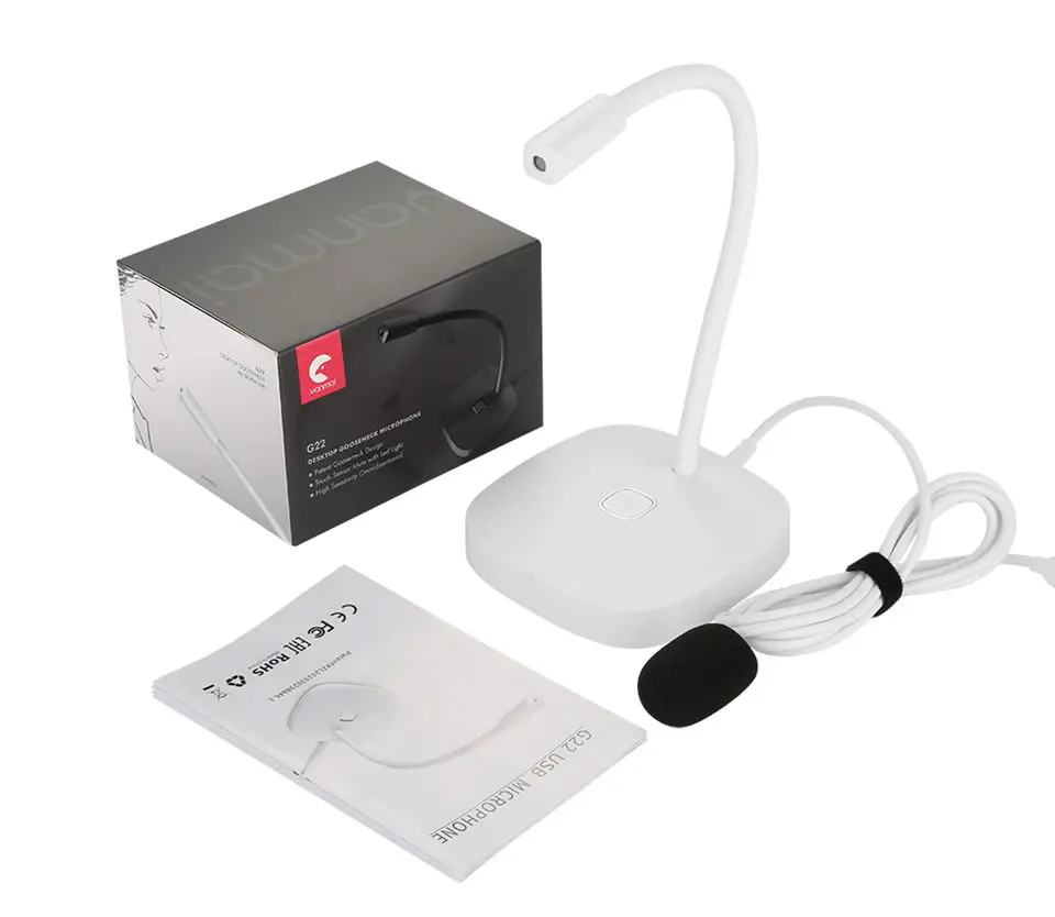

G22 desktop notebook USB microphone business office simple desktop microphone touch sensing button manufacturer