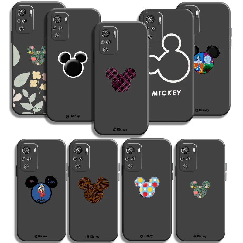 Mickey MIQI Phone Cases For Xiaomi Redmi Note 11T 11 Pro 4G 5G Redmi Note 11 4G 11 5G Carcasa Coque Soft TPU Funda