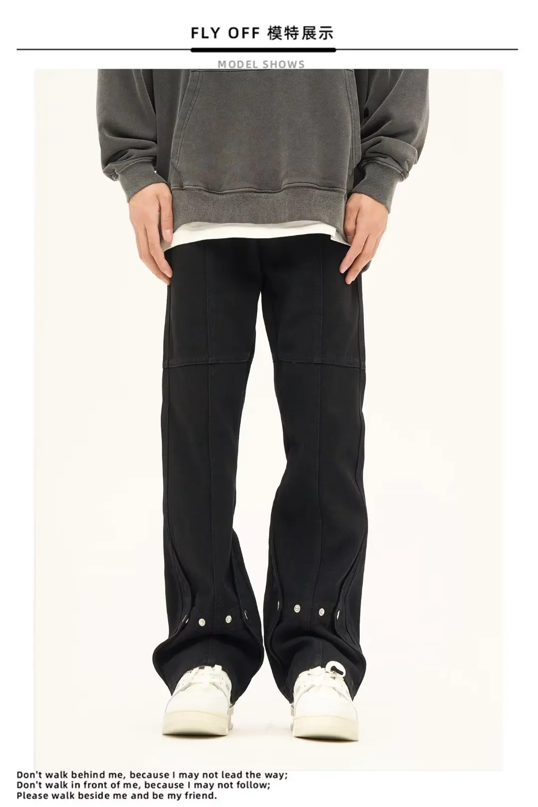 

Autumn new style men and women jeans simple trousers fashion youth popular fashion joker lazy male daily tide male