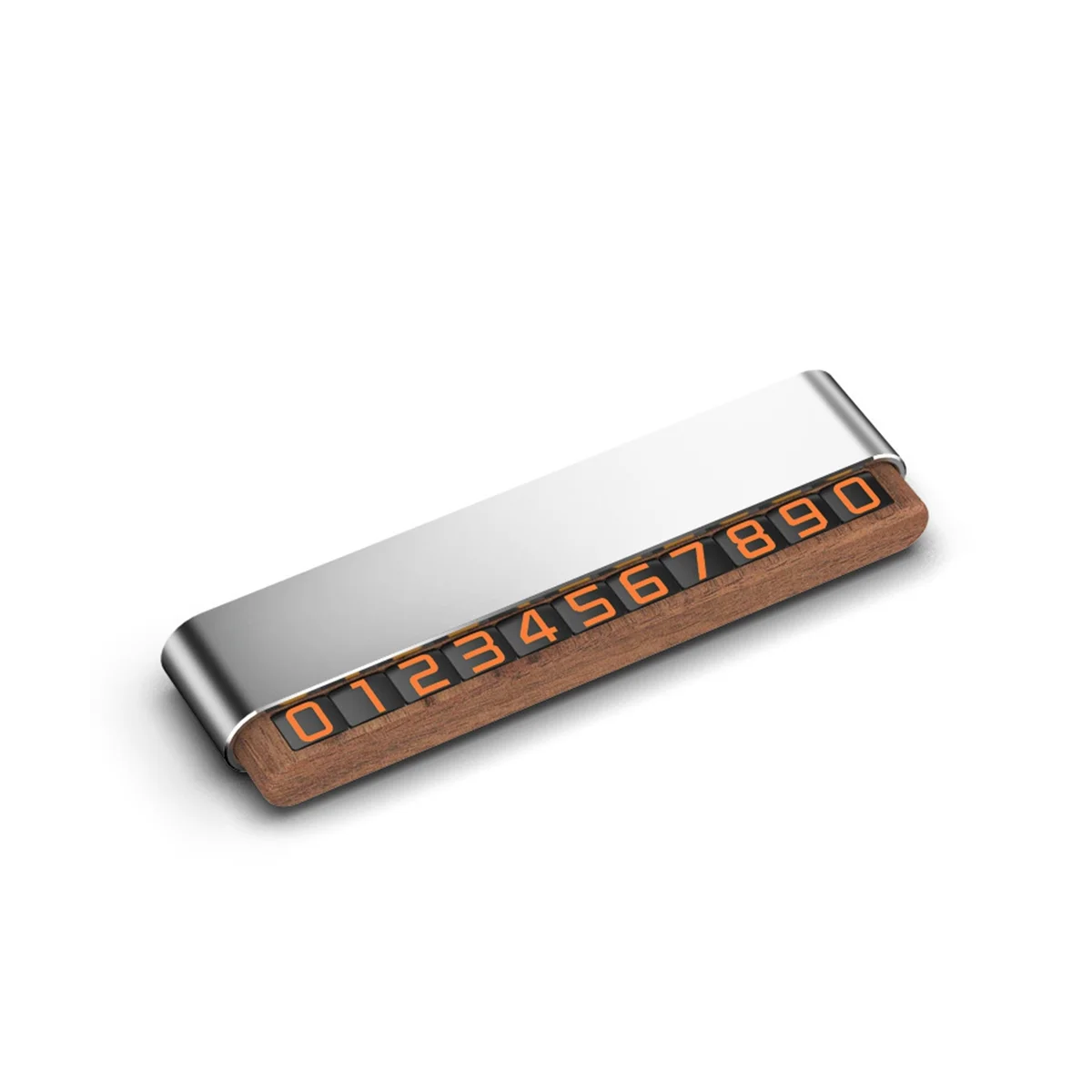 

Car Temporary Moving Sign Double Number Phone Number Plate Can