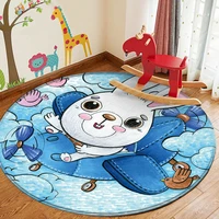 round carpet rug floor mat soft rug baby play mat cartoon rabbit flannel carpet non slip mat tapis de chambre alfombra infantil
