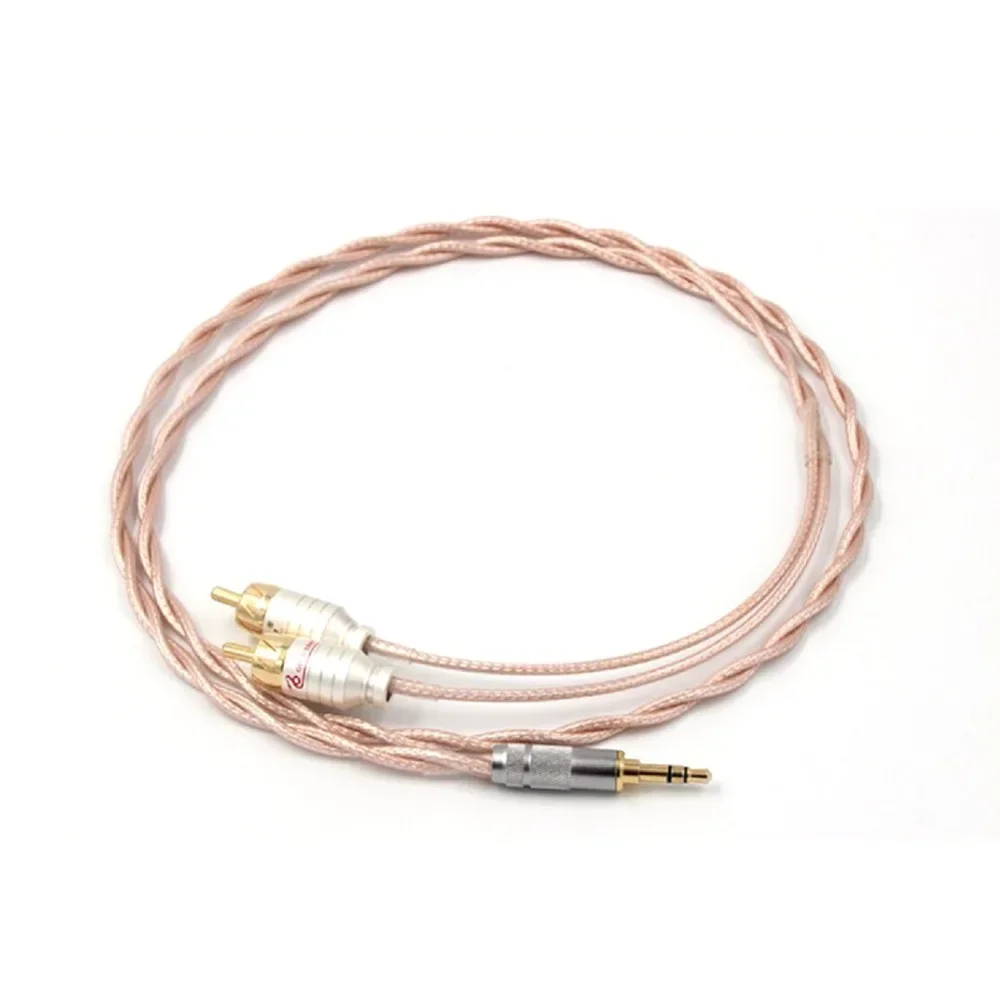 Стереоразъем Audiocrast 3 5 мм на 2 штекера RCA для Cayin N5 Iriver AK240 AK380 AK120II Amp Onkyo DP-X1
