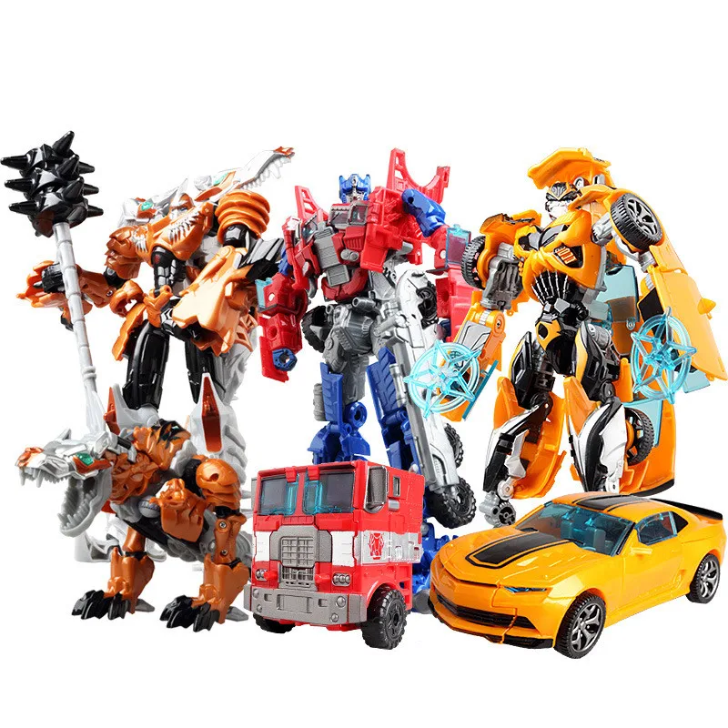 

Transformation Robot Cars Toys Optimus Deformation Car Robot Action Figure Commander Anime Model Gift For Kids