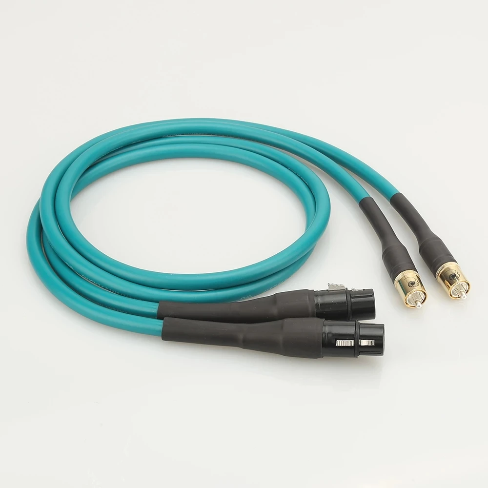 

HiFi Cardas RCA to XLR Balanced Female plug Audio Cable Cardas Cross Audio Amplifier CD DVD player RCA interconnect cable