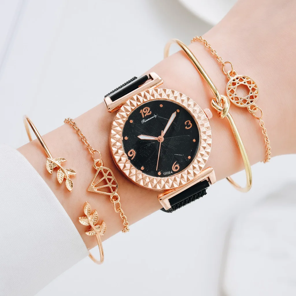 

2022 Luxury Women Round Dial Quartz Wrist Creative Watches Party Accessories