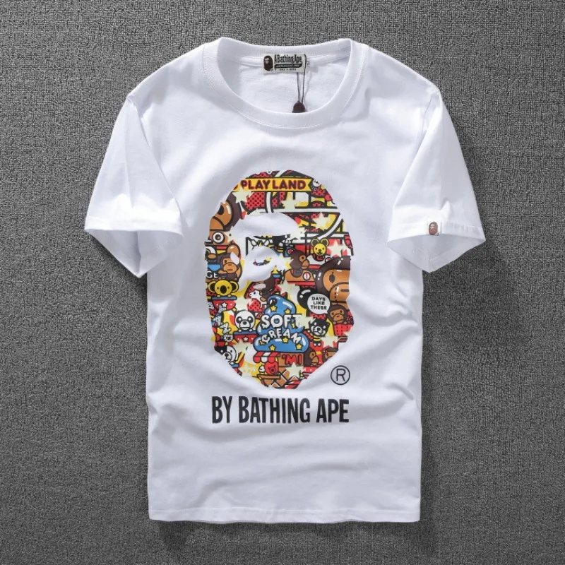 

Oversized T Shirt 2023 Men's Summer T-shirt Street Mens Shirts Comic Lovers Trapstar Y2k Clothes Classic Clothing Cotton Tops